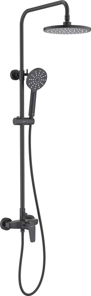 Изображение товара Душевая система со смесителем Aquatek Бетта AQ2160MB (черный матовый)