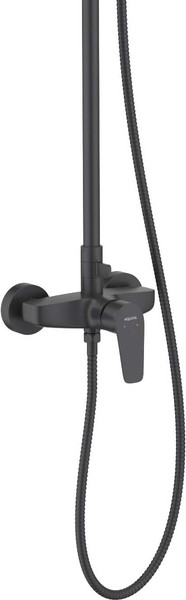 Изображение товара Душевая система со смесителем Aquatek Бетта AQ2160MB (черный матовый)