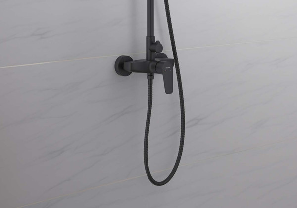 Изображение товара Душевая система со смесителем Aquatek Бетта AQ2160MB (черный матовый)