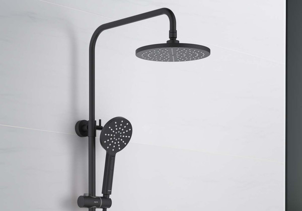 Изображение товара Душевая система со смесителем Aquatek Бетта AQ2160MB (черный матовый)