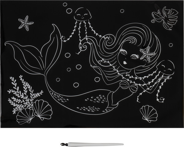 Изображение товара Гравюра Три совы Русалка / GA4_49926