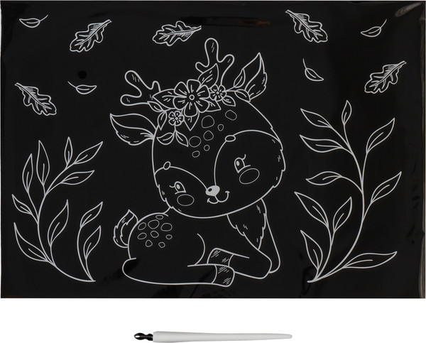 Изображение товара Гравюра Три совы Олененок / GA4_49932