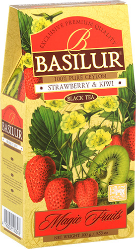 Изображение товара Чай листовой Basilur Волшебные фрукты Клубника и киви (100г)