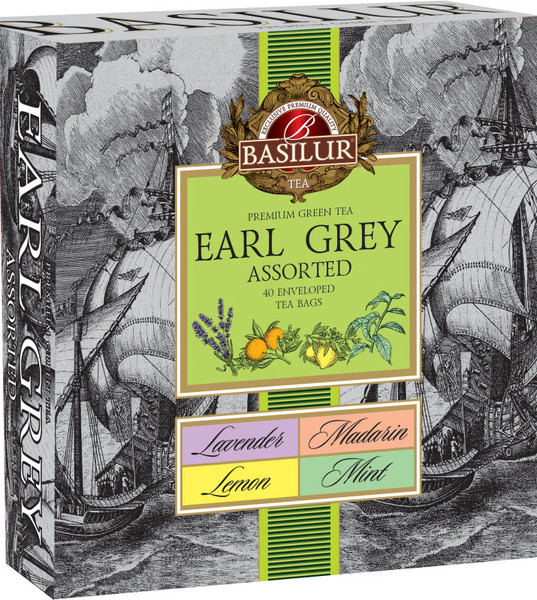 Изображение товара Чай пакетированный Basilur Коллекция Эрл Грей (40пак)