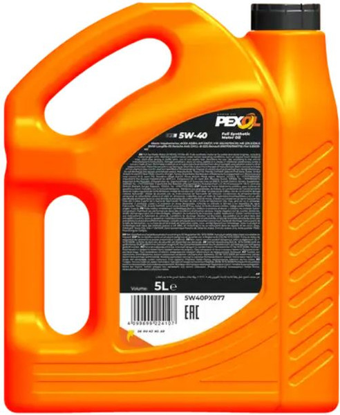 Изображение товара Моторное масло Pexol P3 5W40 A3/B4 SN/CF / 5W40PX077 (5л)