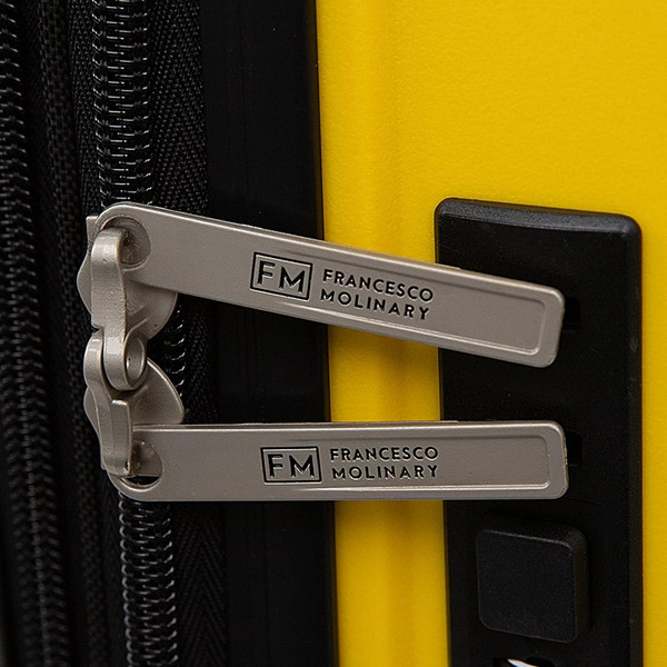 Изображение товара Чемодан на колесах Francesco Molinary 197-PP1906/3/24YLW (желтый)