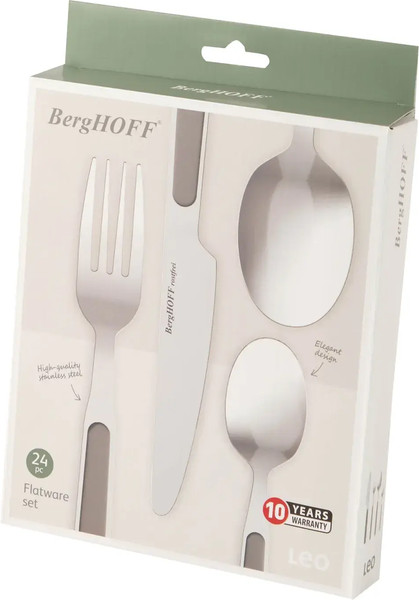 Изображение товара Набор столовых приборов BergHOFF Balance Moonmist 3950635 (24пр)