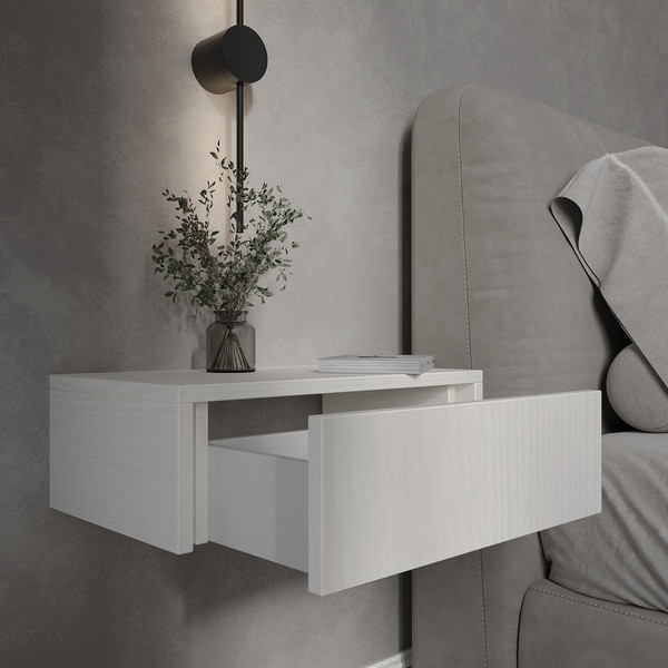 Изображение товара Прикроватная тумба ЗОВ Токио 50 / T50WWPTOTC (древесина белая)