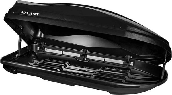 Изображение товара Автобокс Атлант Diamond 352 135x80x40см / 24524 (350л, черный матовый)