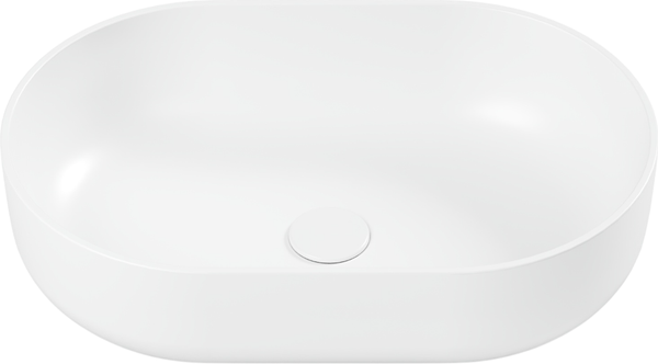 Изображение товара Умывальник Belux Турин 560 овал (18, белый матовый/Solid Surface)