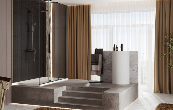 Изображение товара Умывальник Belux Осло 450x800 (18, белый матовый/Solid Surface)