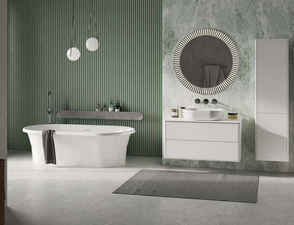 Изображение товара Ванна из искусственного мрамора Belux Идиллия ВИд-1750 (1, белый)