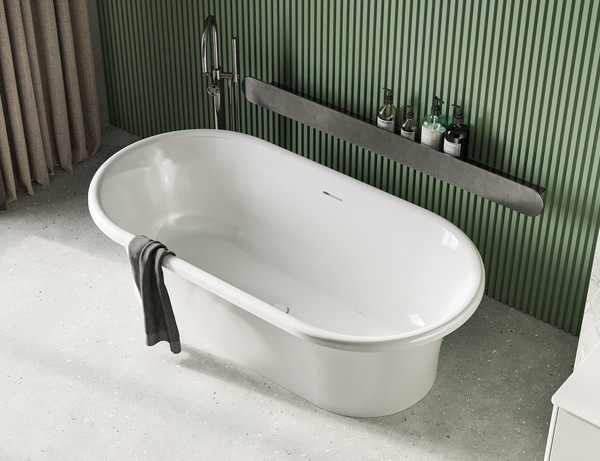 Изображение товара Ванна из искусственного мрамора Belux Идиллия ВИд-1750 (1, белый)