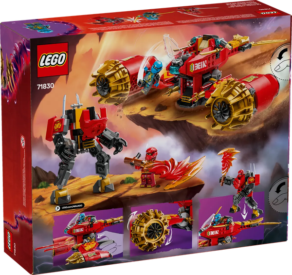 Изображение товара Конструктор Lego Ninjago Боевой робот Кая Всадник бури 71830