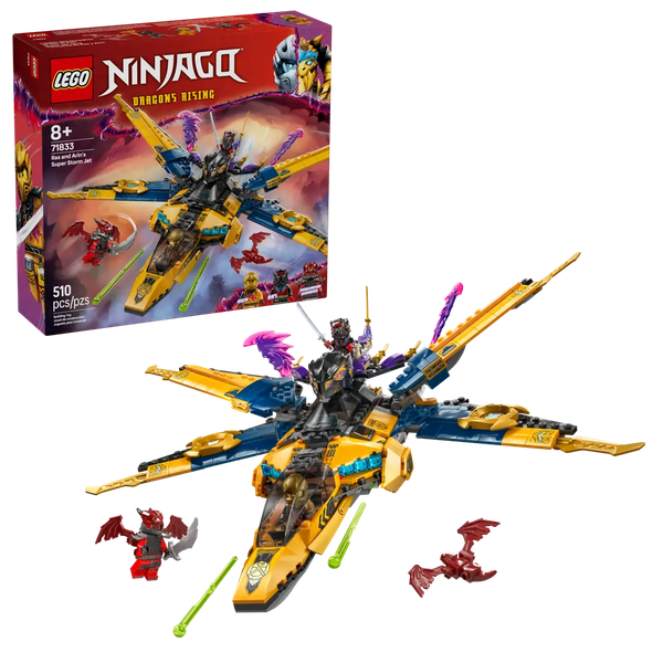 Изображение товара Конструктор Lego Ninjago Суперштормовой самолет Раса и Арина 71833