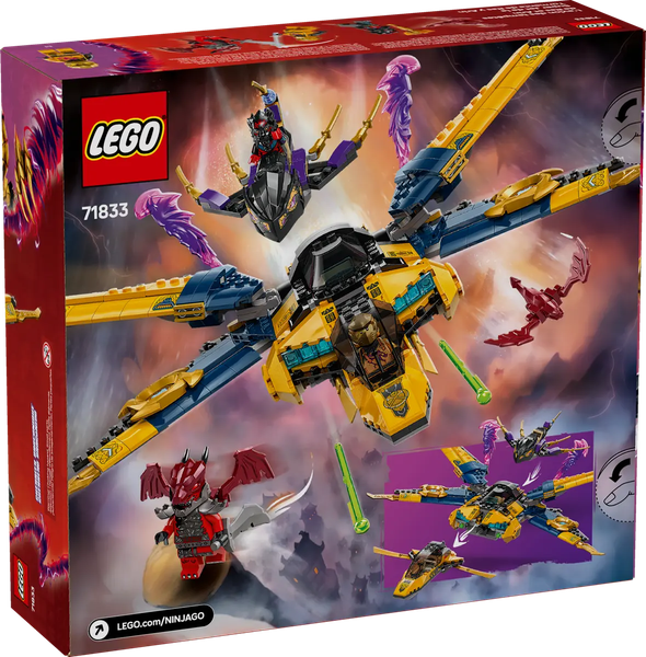 Изображение товара Конструктор Lego Ninjago Суперштормовой самолет Раса и Арина 71833