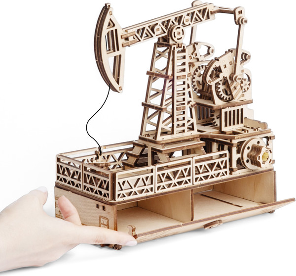 Изображение товара Сборная модель Drovo Нефтяная вышка с секретом / DR023