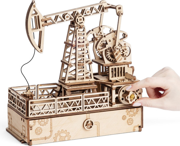 Изображение товара Сборная модель Drovo Нефтяная вышка с секретом / DR023