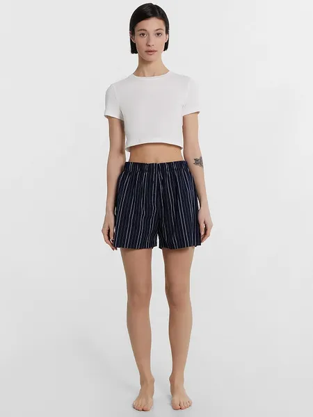 Изображение товара Комплект домашней одежды Mark Formelle 592548 (р.164/170-84-90, белый/белая полоска на море)