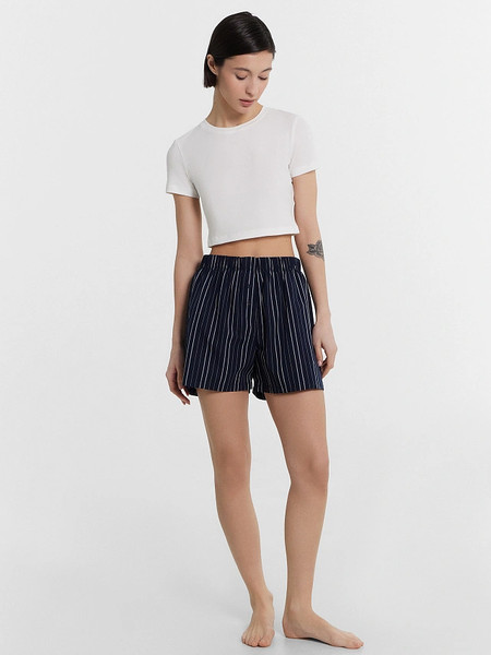 Изображение товара Комплект домашней одежды Mark Formelle 592548 (р.164/170-92-98, белый/белая полоска на море)