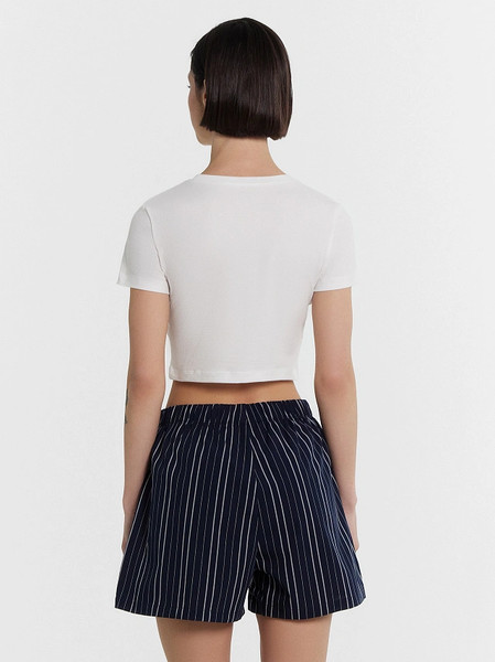 Изображение товара Комплект домашней одежды Mark Formelle 592548 (р.164/170-92-98, белый/белая полоска на море)