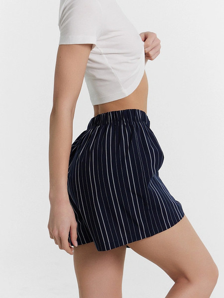 Изображение товара Комплект домашней одежды Mark Formelle 592548 (р.164/170-96-102, белый/белая полоска на море)