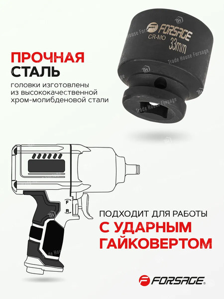 Изображение товара Головка слесарная Forsage F-44836 (27092)