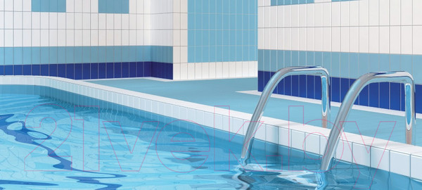 Изображение товара Плитка Beryoza Ceramica Атланта голубой (245x120)