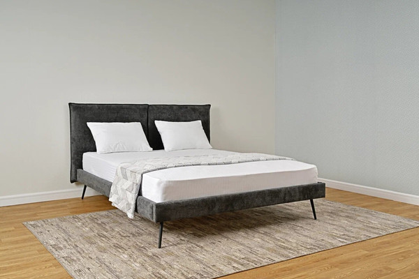 Изображение товара Двуспальная кровать ДСВ Сильвия 1.6 (графит)