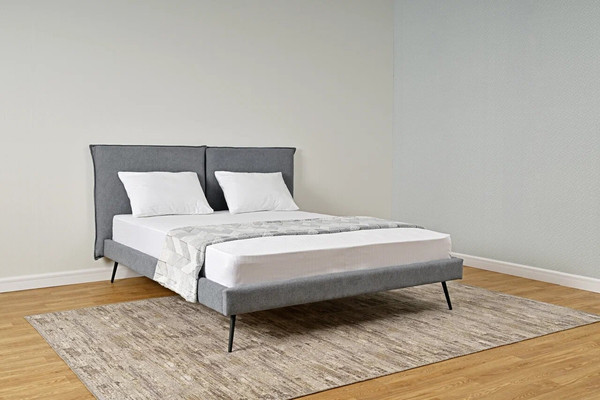 Изображение товара Двуспальная кровать ДСВ Сильвия 1.6 (данко бетон)