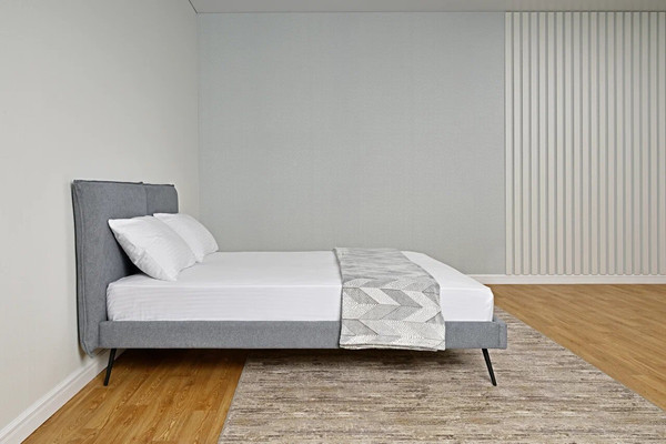 Изображение товара Двуспальная кровать ДСВ Сильвия 1.6 (данко бетон)