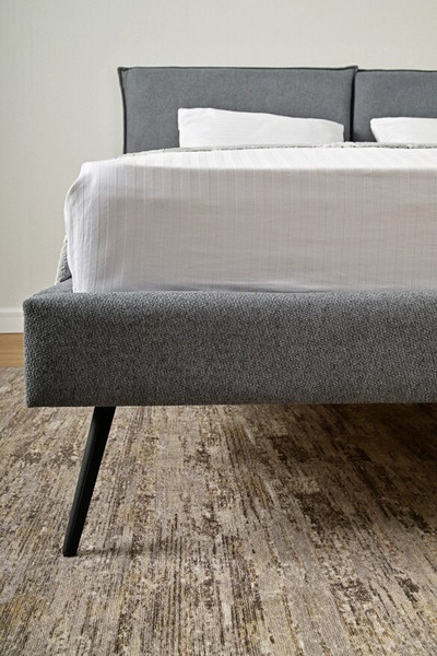 Изображение товара Двуспальная кровать ДСВ Сильвия 1.6 (данко бетон)