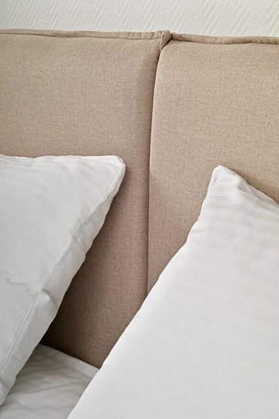 Изображение товара Двуспальная кровать ДСВ Сильвия 1.6 (лагуна бежевая)