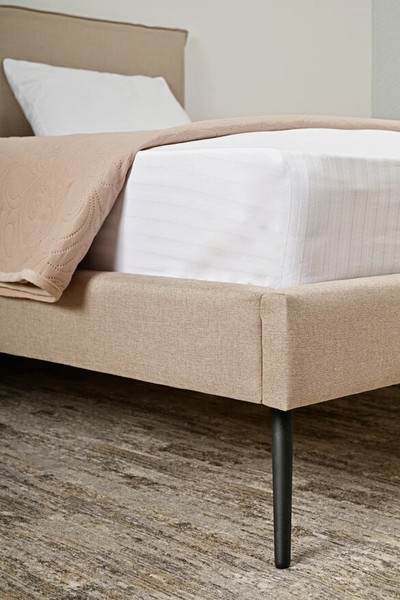 Изображение товара Двуспальная кровать ДСВ Сильвия 1.6 (лагуна бежевая)