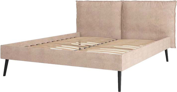 Изображение товара Двуспальная кровать ДСВ Сильвия 1.6 (лагуна бежевая)