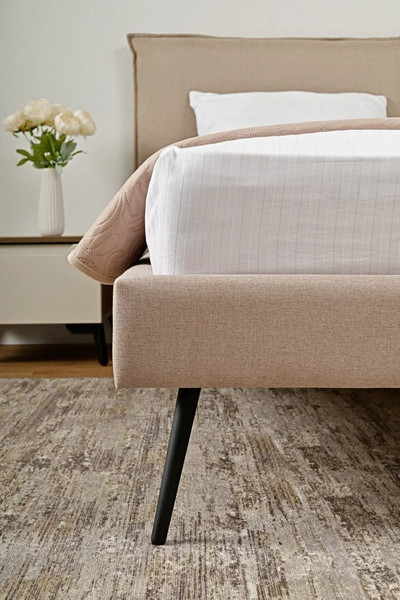 Изображение товара Двуспальная кровать ДСВ Сильвия 1.6 (лагуна бежевая)