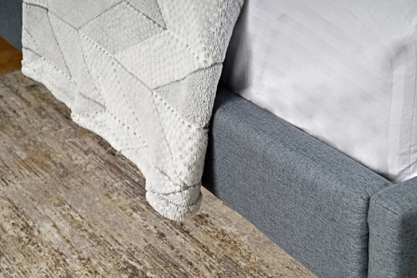 Изображение товара Двуспальная кровать ДСВ Сильвия 1.6 (лагуна пепел)