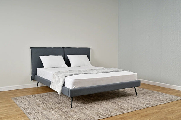 Изображение товара Двуспальная кровать ДСВ Сильвия 1.6 (лагуна пепел)