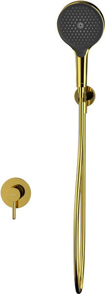 Изображение товара Душевой гарнитур со смесителем Whitecross Y YSET02TOPGL (золото)