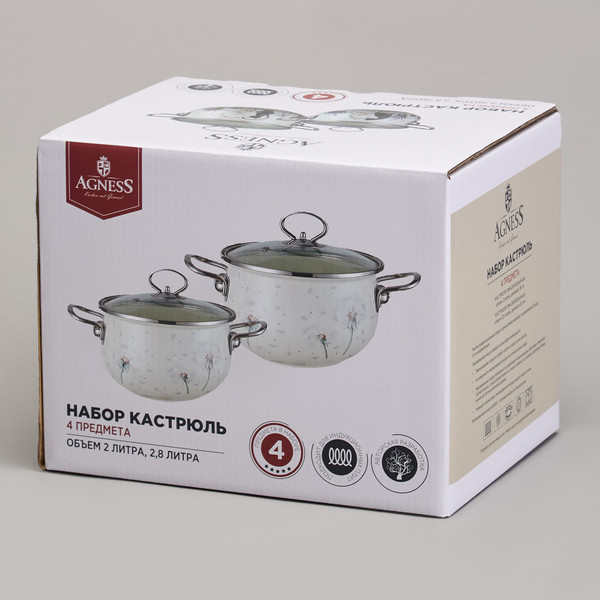 Изображение товара Набор кастрюль Agness 943-100