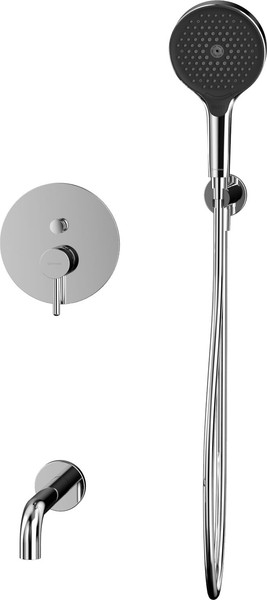 Изображение товара Душевой гарнитур со смесителем Whitecross Y YSET06TOPCR (хром)