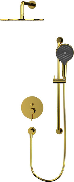 Изображение товара Душевая система со смесителем Whitecross Y YSET05TOPGL (золото)