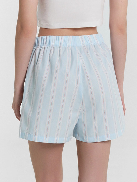 Изображение товара Комплект домашней одежды Mark Formelle 592548 (р.164/170-92-98, белый/полоска на кристалле)