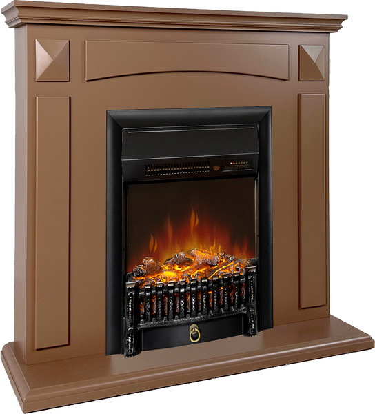 Изображение товара Каминокомплект Смолком Viking STD-ASP + Fobos-S Lux BL LT Mocha Mousse 17-1230