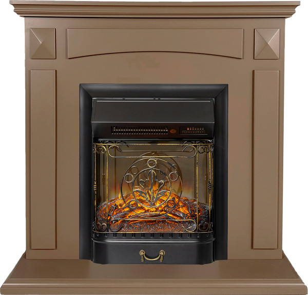 Изображение товара Каминокомплект Смолком Viking Std-Asp + Majestic-S Lux Bl LT Mocha Mousse 17-1230