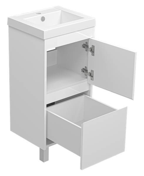 Изображение товара Тумба с умывальником Misty Алиса 40 / Э-Али01040-0112Я+10.150.00400.001