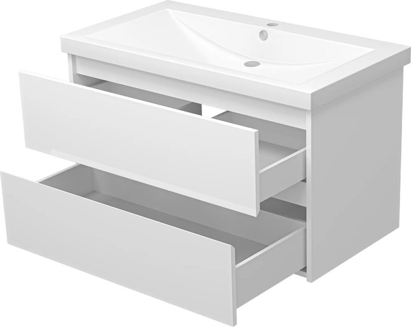 Изображение товара Тумба с умывальником Misty Алиса 90 / Э-Али01090-011П2Я+10.150.00900.001