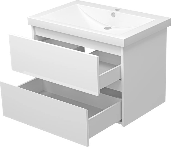 Изображение товара Тумба с умывальником Misty Алиса 75 / Э-Али01075-011П2Я+10.150.00750.001