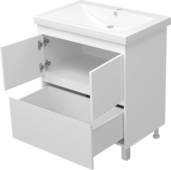 Изображение товара Тумба с умывальником Misty Алиса 75 / Э-Али01075-0112Я+10.150.00750.001