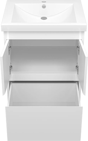 Изображение товара Тумба с умывальником Misty Алиса 58 / Э-Али01058-0112Я+10.150.00580.001